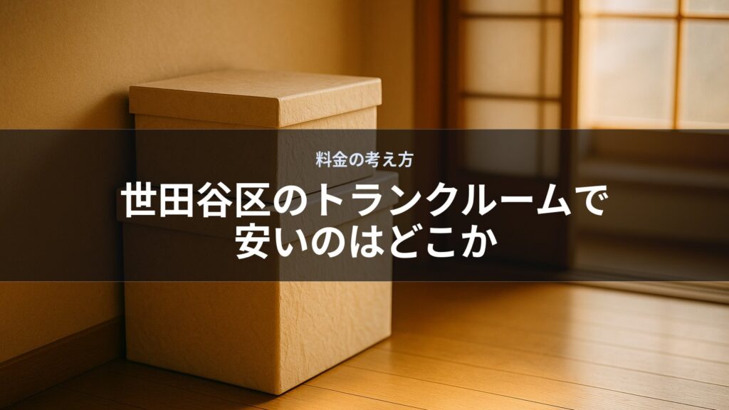 和室の床に白い収納ボックスが置かれている